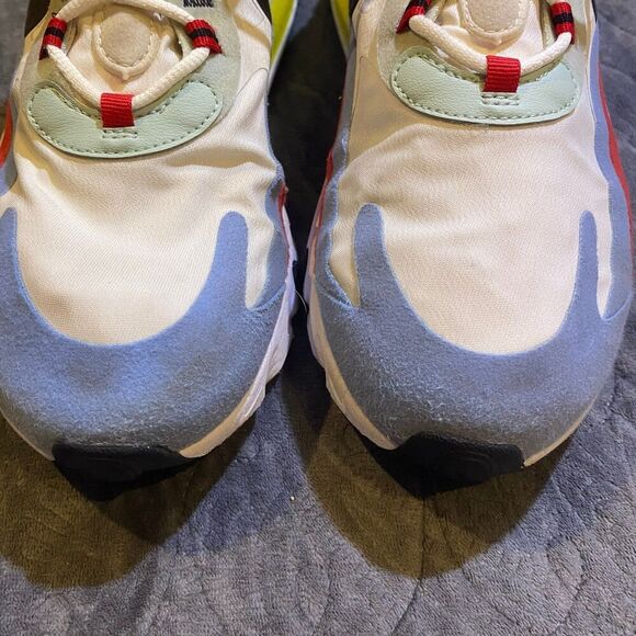 Nike Women's Air Max 270 React Bauhaus Primary Color Low Top Sneakers Size 11 - Picture 7 of 12
